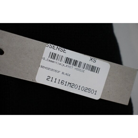 Essentials Fear Of God Mens XS Black Knit Hoodie NEW R1666 - Picture 3 of 10